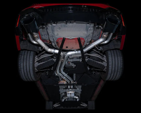 AWE Tuning SwitchPath Exhaust | 3" Diameter | 9.25" Dual Diamond Black RS-Style Tips for Audi C8 RS6 Avant / RS7 (3025-33776)