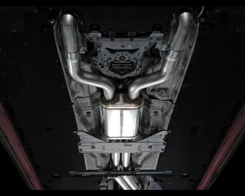 AWE Tuning SwitchPath Exhaust | 3" Diameter | 9.25" Dual Diamond Black RS-Style Tips for Audi C8 RS6 Avant / RS7 (3025-33776)