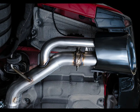 AWE Tuning SwitchPath Exhaust | 3" Diameter | 9.25" Dual Diamond Black RS-Style Tips for Audi C8 RS6 Avant / RS7 (3025-33776)