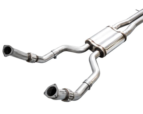 AWE Tuning SwitchPath Exhaust | 3" Diameter | 9.25" Dual Diamond Black RS-Style Tips for Audi C8 RS6 Avant / RS7 (3025-33776)