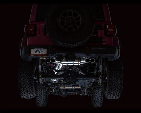 AWE Tuning SwitchPath Exhaust | 3" Diameter | No Tips for Jeep Wrangle 392 (3025-41392)
