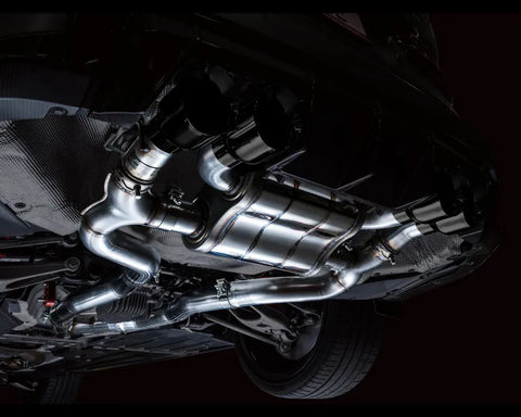 AWE SwitchPath Catback Exhaust for BMW G8X M3/M4 - Diamond Black Tips (3025-42480)