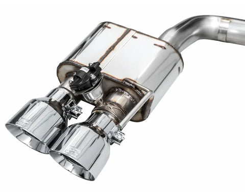 AWE SwitchPath Exhaust for S650 Ford Mustang GT Fastback - Quad Chrome Silver Tips (3025-42650)