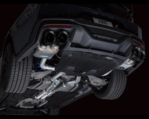 AWE SwitchPath Exhaust for S650 Ford Mustang Dark Horse - Quad Diamond Black Tips (3025-43375)