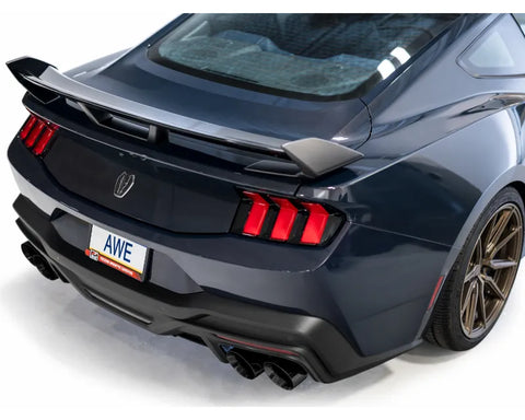 AWE SwitchPath Exhaust for S650 Ford Mustang Dark Horse - Quad Diamond Black Tips (3025-43375)