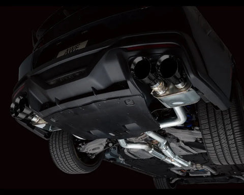 AWE SwitchPath Exhaust for S650 Ford Mustang Dark Horse - Quad Diamond Black Tips (3025-43375)