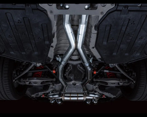 AWE SwitchPath Catback Exhaust for BMW G8X M3/M4 - Chrome Silver Tips (3025-43480)