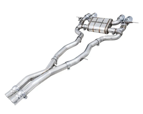 AWE SwitchPath Catback Exhaust for BMW G8X M3/M4 - Chrome Silver Tips (3025-43480)