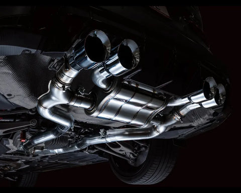 AWE SwitchPath Catback Exhaust for BMW G8X M3/M4 - Chrome Silver Tips (3025-43480)