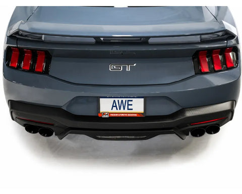 AWE SwitchPath Exhaust for S650 Ford Mustang GT Fastback - Quad Diamond Black Tips (3025-43650)
