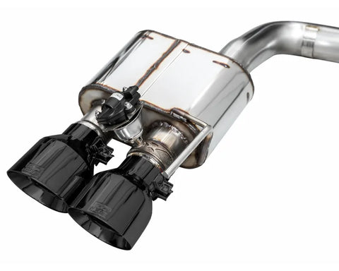 AWE SwitchPath Exhaust for S650 Ford Mustang GT Fastback - Quad Diamond Black Tips (3025-43650)