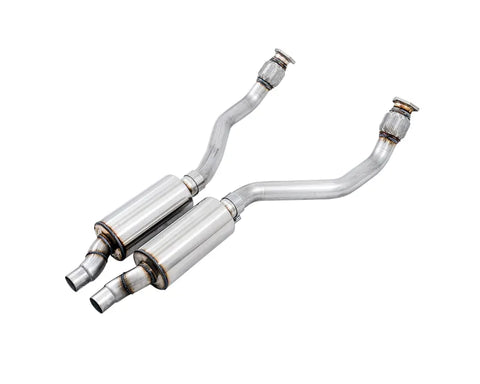 AWE Resonated Downpipes for 8R Q5 3.2L (3215-11042)