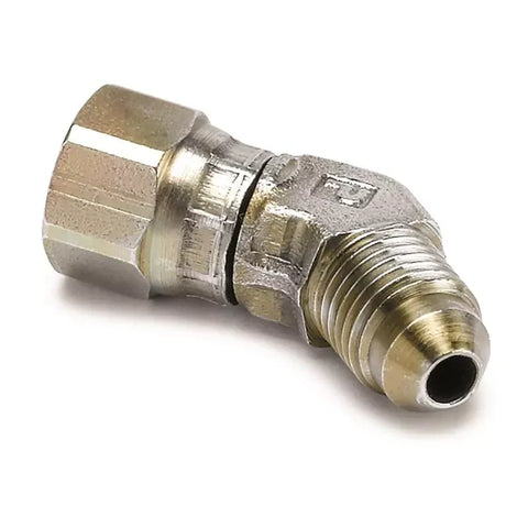 Autometer 45 ° -4AN FEMALE TO -4AN MALE Adapter Fitting Steel | Universal (3273)
