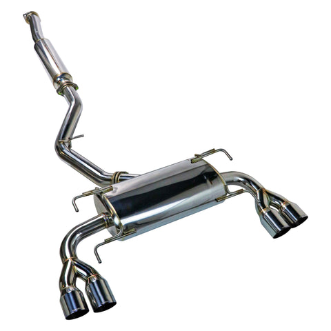 Remark Sports Touring Spec Catback Exhaust w/Resonator | 2008-2014 Subaru WRX / STI Hatch (RK-C2076S-02)