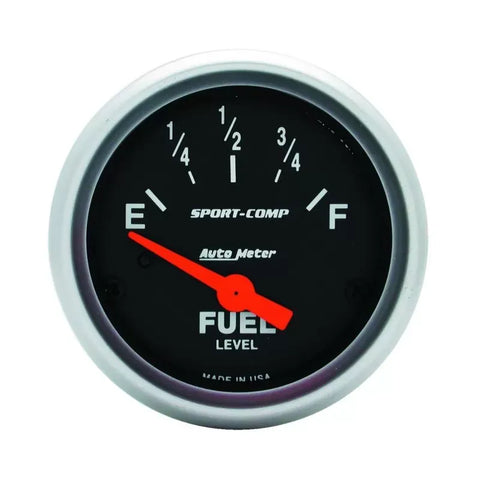 Autometer 2-1/16" 240-33 Ω SSE Fuel Level Gauge SPORT-COMP | Universal (3316)