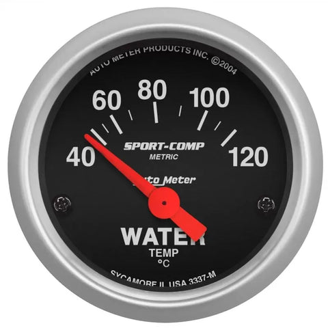 Autometer 2-1/16" 40-120 °C Water Temperature Gauge SPORT-COMP | Universal (3337-M)
