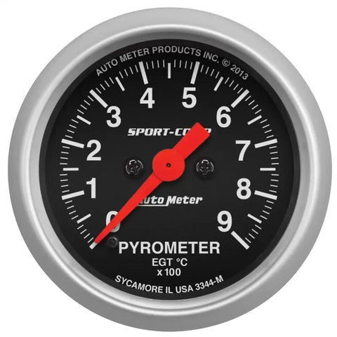 Autometer 2-1/16" 0-900 °C Pyrometer EGT Gauge SPORT-COMP | Universal (3344-M)
