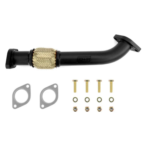 GrimmSpeed HiFlow Exhaust Manifold Crosspipe - Black Thermal Coated | 2006-2007 Subaru WRX & 2004-2008 Subaru Forester XT (GRM002001)