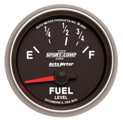 Autometer 2-1/16" 73-10 Ω Fuel Level Gauge SCII | Universal (3615)