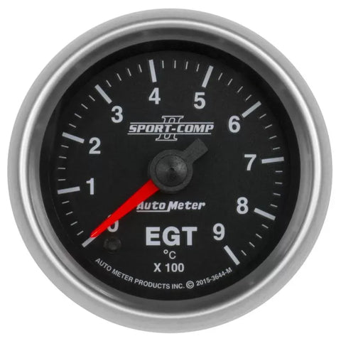 Autometer 2-1/16" 0-900 C Pyrometer EGT Gauge SPORT COMP II | Universal (3644-M)