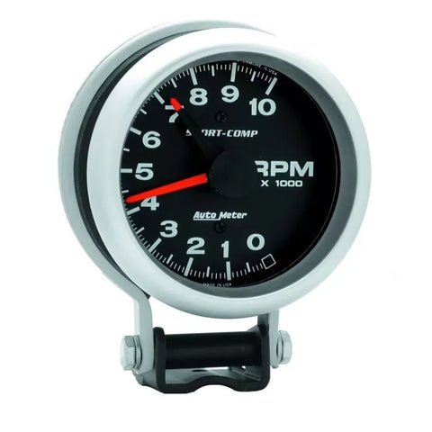 Autometer 3-3/4" 0-10000 RPM Pedestal Tachometer Gauge SPORT-COMP | Universal (3700)