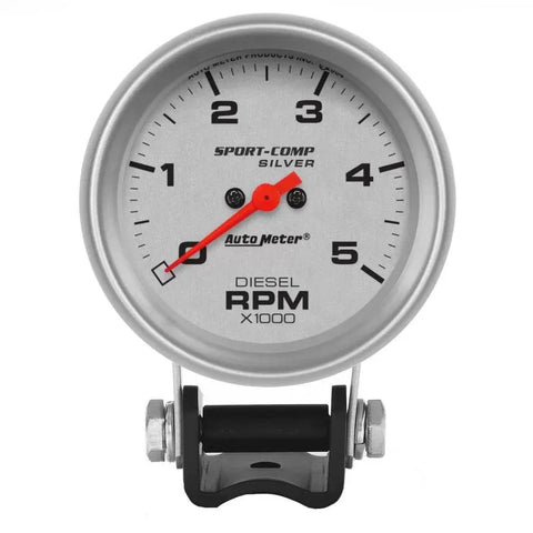 Autometer 2-5/8" 0-5000 RPM Pedestal Tachometer Diesel Gauge ULTRA-LITE | Universal (3788)