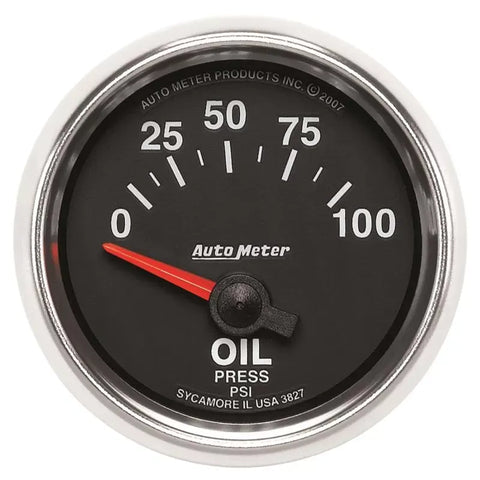 Autometer 2-1/16" 0-100 PSI Oil Pressure Gauge GS | Universal (3827)