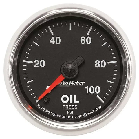 Autometer 2-1/16" 0-100 PSI Oil Pressure Gauge GS | Universal (3853)