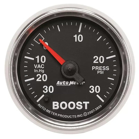 Autometer 2-1/16" 30 IN HG/30 PSI Vacuum/Boost Gauge GS | Universal (3859)