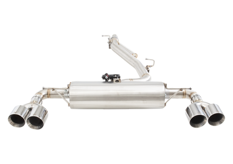 XForce Varex Valved Cat-Back Exhaust System w/ SmartBox | 2022+ Volkswagen Golf Mark 8/8.5 R (ESVGR8HVKSB)