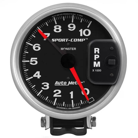 Autometer 5" 0-10000 RPM Tachometer Gauge SPORT-COMP | Universal (3900)