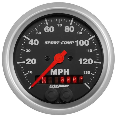 Autometer 3-3/8" 0-140 MPH Speedometer Gauge SPORT-COMP | Universal (3982)