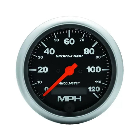 Autometer 3-3/8" 0-120 MPH Speedometer Gauge SPORT-COMP | Universal (3987)