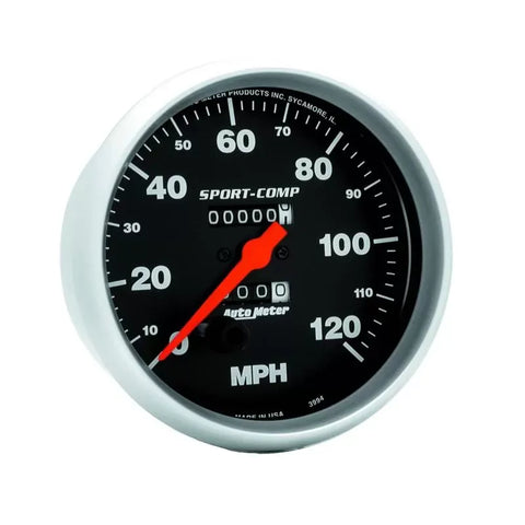 Autometer 5" 0-120 MPH Speedometer Gauge SPORT-COMP | Universal (3994)