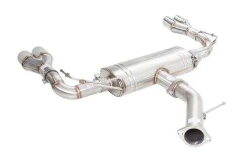 XForce 304 Stainless Steel Axleback | 2019-2022 Kia Forte / Forte 5 GT Sedan & Hatch (ESKC19AS)