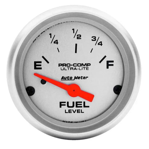 Autometer 2-1/16" 240-33 Ω SSE Fuel Level Gauge ULTRA-LITE | Universal (4316)