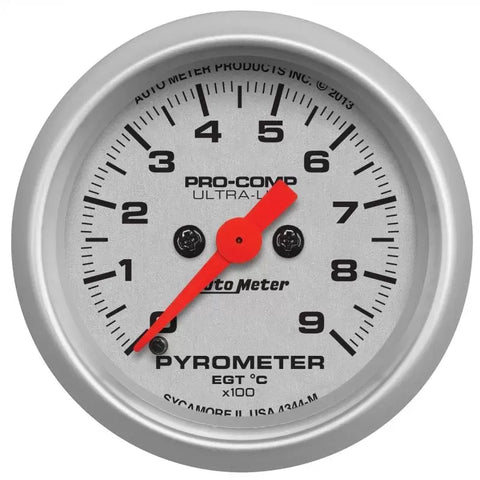 Autometer 2-1/16" 0-900 °C Pyrometer EGT Gauge ULTRA-LITE | Universal (4344-M)