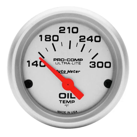 Autometer 2-1/16" 140-300 °F Oil Temperature Gauge ULTRA-LITE | Universal (4348)