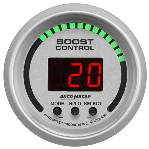 Autometer 2-1/16" 30 IN HG/30 PSI Boost Controller Gauge ULTRA-LITE | Universal (4381)