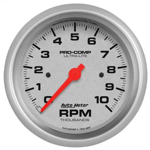 Autometer 3-3/8" 0-10000 RPM Tachometer Gauge ULTRA-LITE | Universal (4497)
