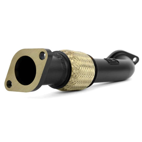 GrimmSpeed HiFlow Exhaust Manifold Crosspipe - Black Thermal Coated | 2006-2007 Subaru WRX & 2004-2008 Subaru Forester XT (GRM002001)