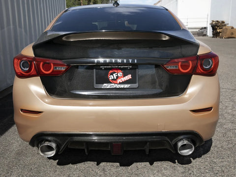 aFe Takeda 2.5" Stainless Steel Cat-Back Exhaust System | 2014-2015 Infiniti Q50 3.7L (49-36136)