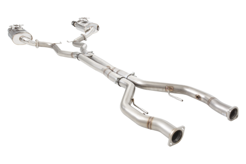 XForce Stainless Steel Twin 3" System w/ Straight Pipe Centre | 2013-2017 Chevy SS (ESVF74CS)