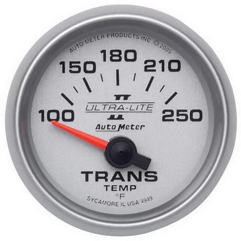 Autometer 2-1/16" 100-250 °F Transmission Temp Gauge ULTRA-LITE II | Universal (4949)