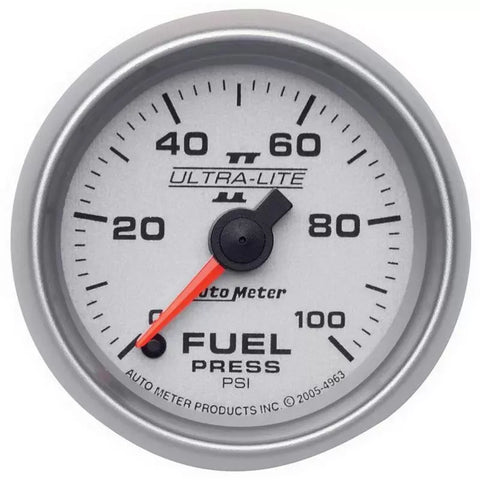 Autometer 2-1/16" 0-100 PSI Fuel Pressure Gauge ULTRA-LITE II | Universal (4963)