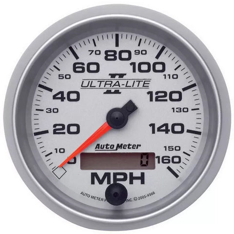 Autometer 3-3/8" 0-160 MPH Speedometer Gauge ULTRA-LITE II | Universal (4988)