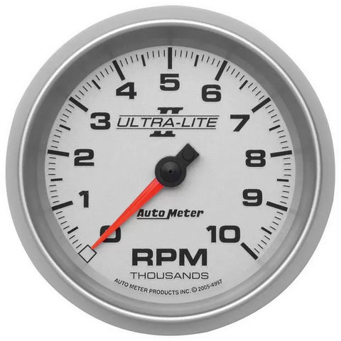 Autometer 3-3/8" 0-10000 RPM Tachometer Gauge ULTRA-LITE II | Universal (4997)
