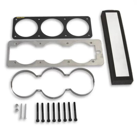 Autometer 2-5/8" Triple Gauge Cage Gauge Mount Black | 1987-1993 Ford Mustang (50100)