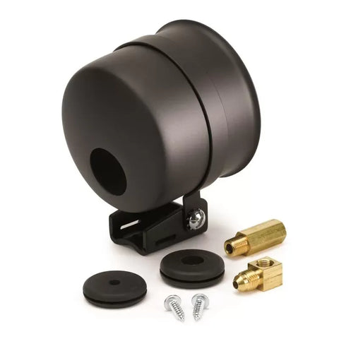 Autometer 3-3/8" Pedestal W/ Black Cup 3 3/8" Gauge Mount | Universal (5204)