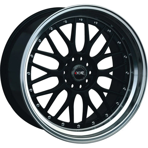 XXR Wheels 521 Black w/ Machined Lip 17x7 | 5x100/5x114.3 (52177102N)